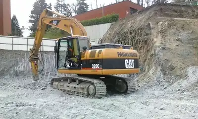 Lavori di scavo presso cantiere OTAF